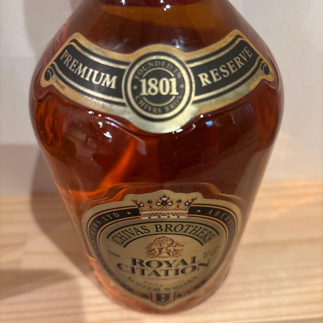 シーバスブラザーズ ロイヤルシテーション　スコッチウイスキー 未開栓 古酒