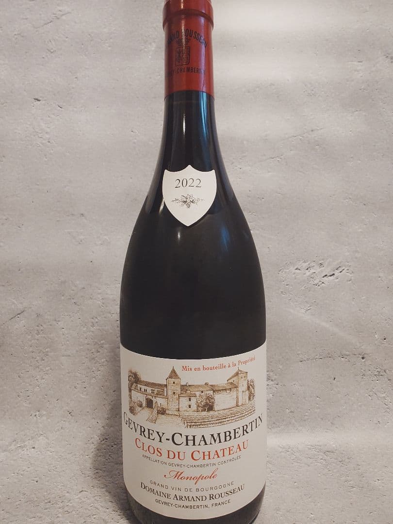 アルマン・ルソー　ジュヴレ・シャンベルタン　クロ・デュ・シャトー　2022