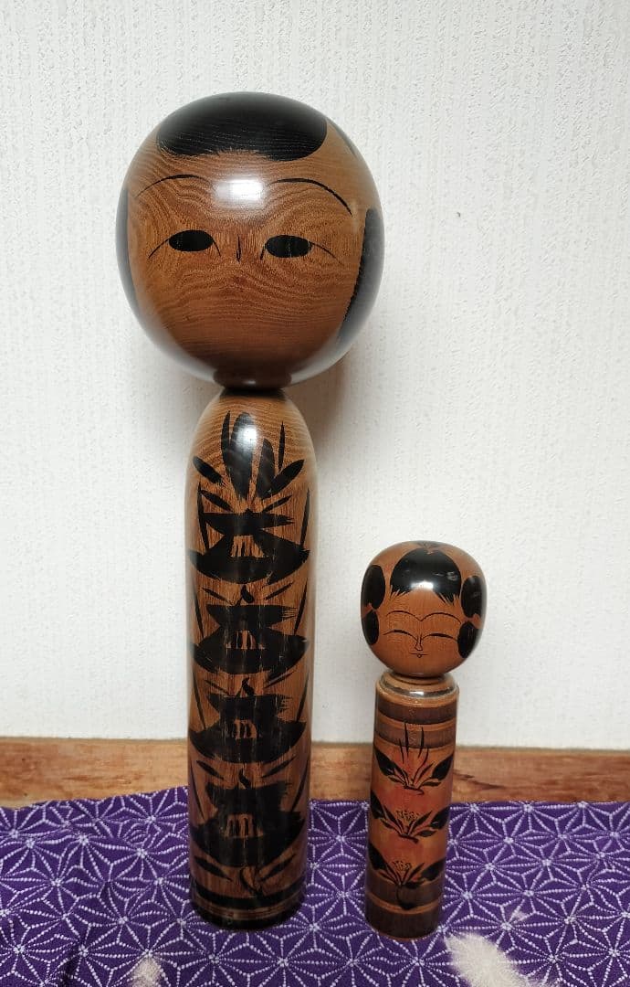 武周　伝統工芸こけし　大サイズ（小サイズこけし付）