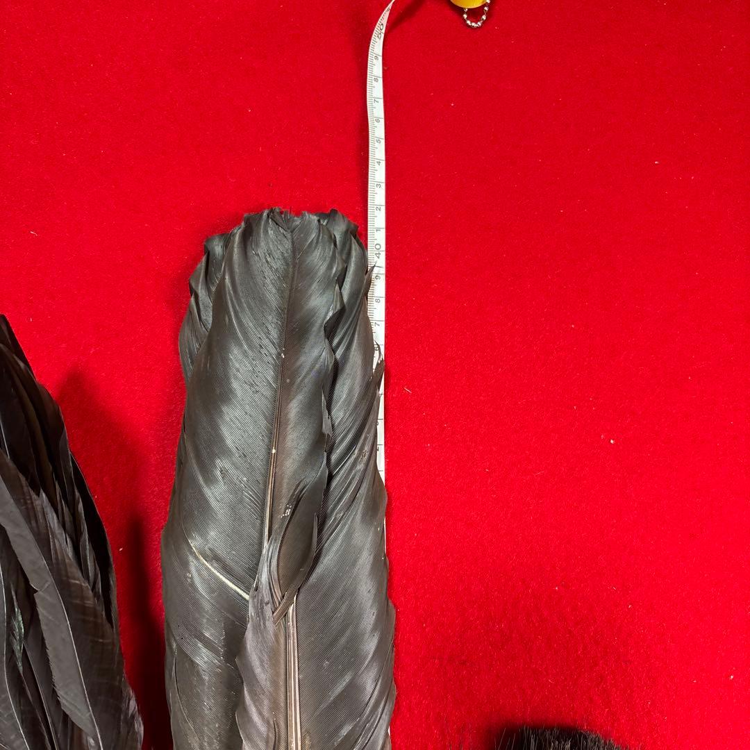 羽箒 茶道具 羽ぼうき　座掃　まとめ　長さ約39cm