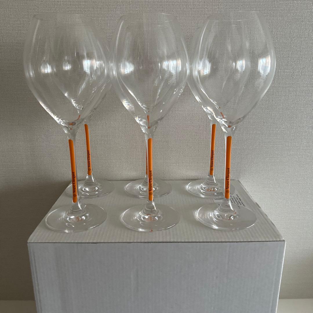 ヴーヴシャンパングラス6脚セット4セット