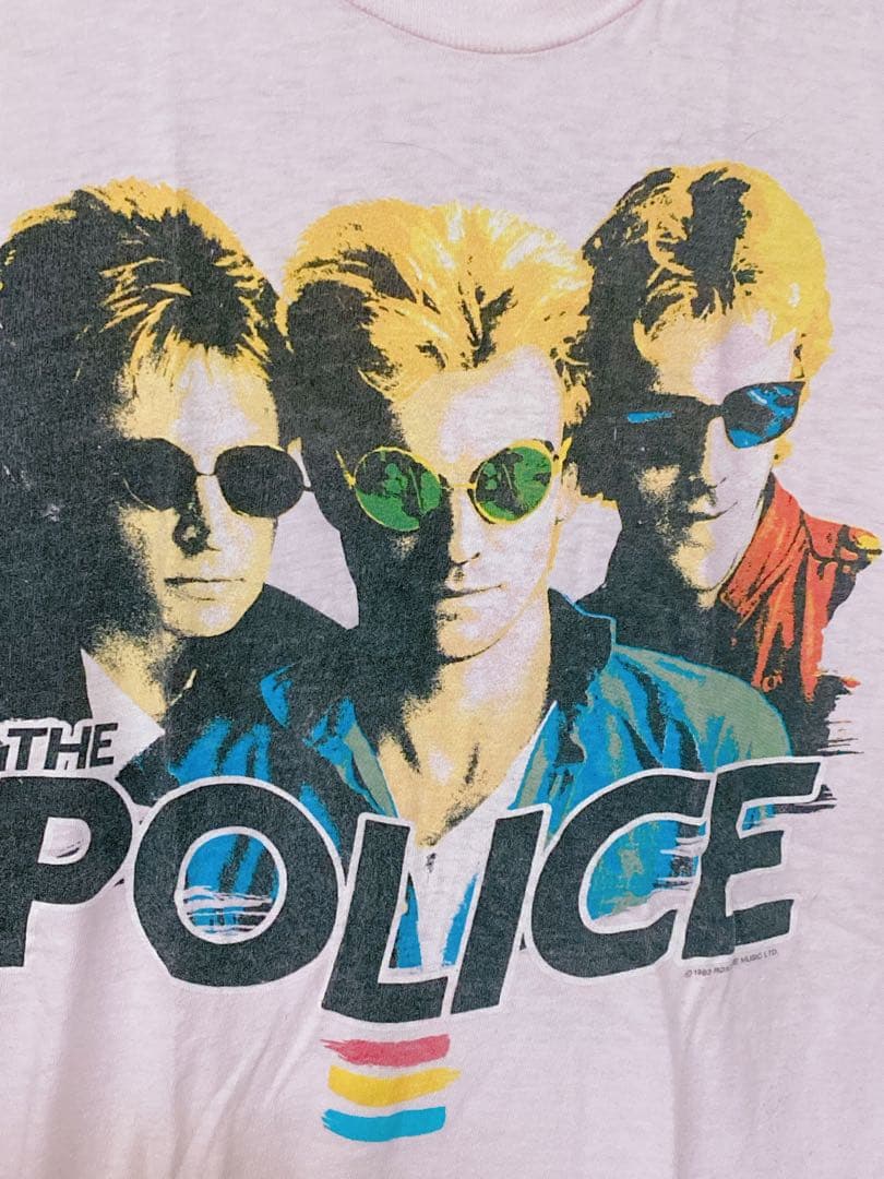 80’s vintage THE POLICE tee 1983 Tシャツ