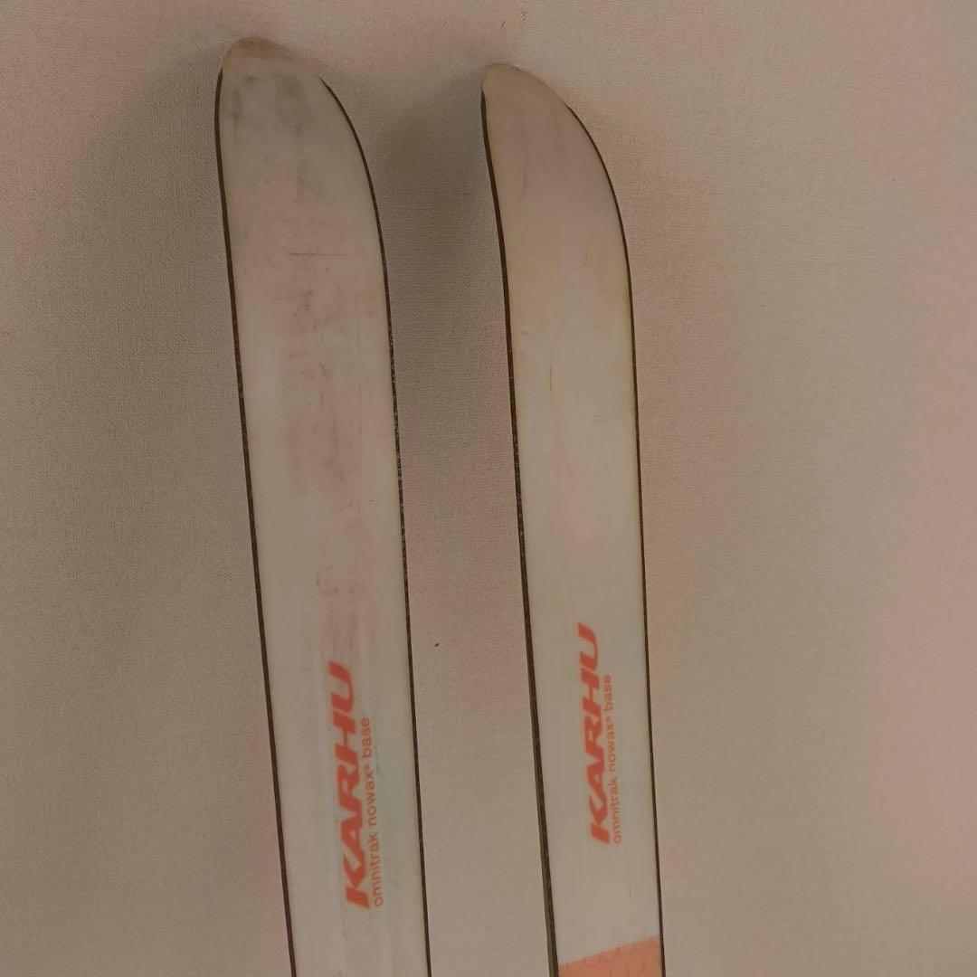 KARHU BCスキー 160cm 赤ライン ウロコ付き テレマーク