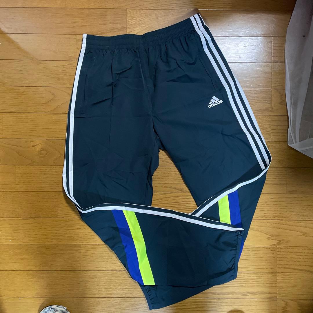 【支給品】adidas ネイビー　岡山湯郷Belle ピステ上下　Mサイズ