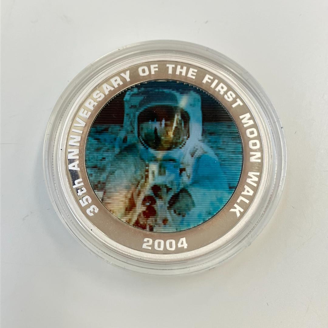 オーストラリア造幣局発行 人類初の月面歩行35周年記念　2004年