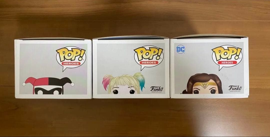 ファンコポップ MARVEL ハーレークイン ワンダーウーマン3体セット売り
