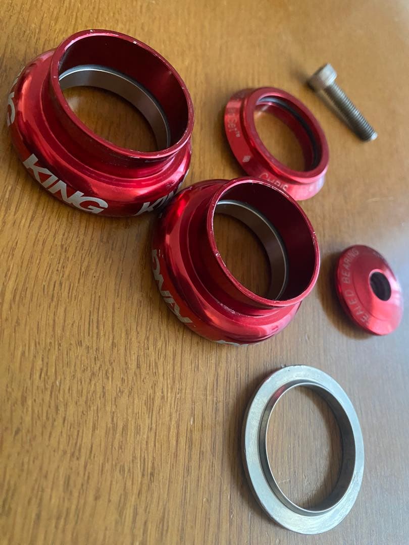 CHRIS KING アヘッド ヘッドセット レッド オーバーサイズ