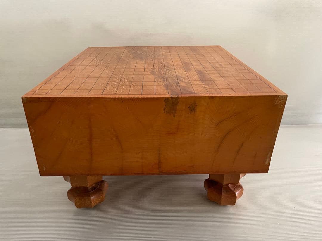 囲碁盤 碁盤 本榧 厚さ15.4cmへそ 脚付き