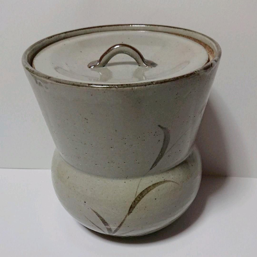 茶道具  水指  あんこう形  絵 唐津  利左衛門窯