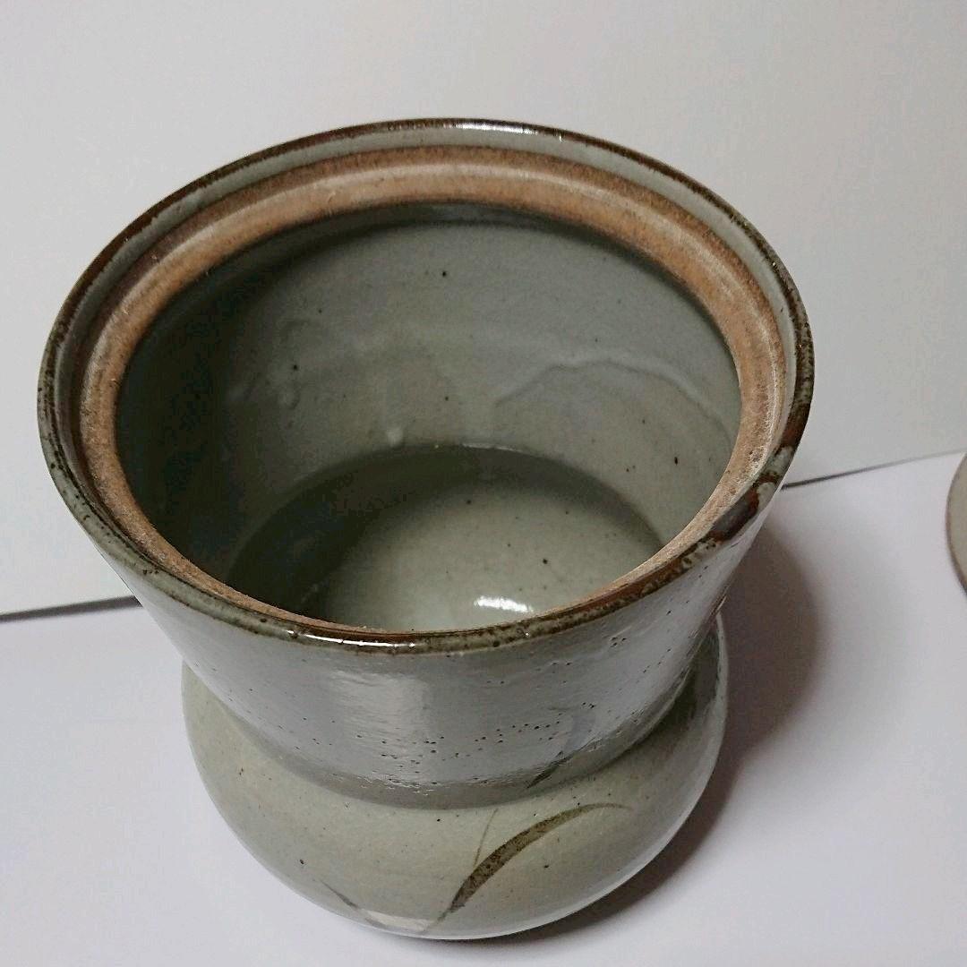 茶道具  水指  あんこう形  絵 唐津  利左衛門窯