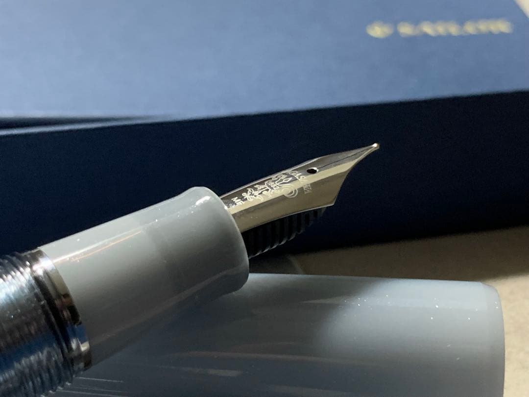 CHASKA BLUE SILVER 万年筆