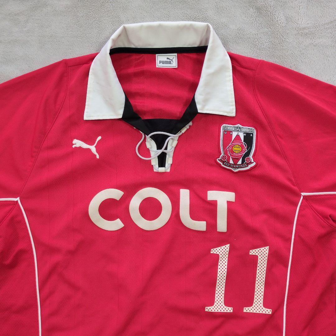 2003年　田中達也　浦和レッズ　レプリカユニフォーム　PUMA　Jリーグ