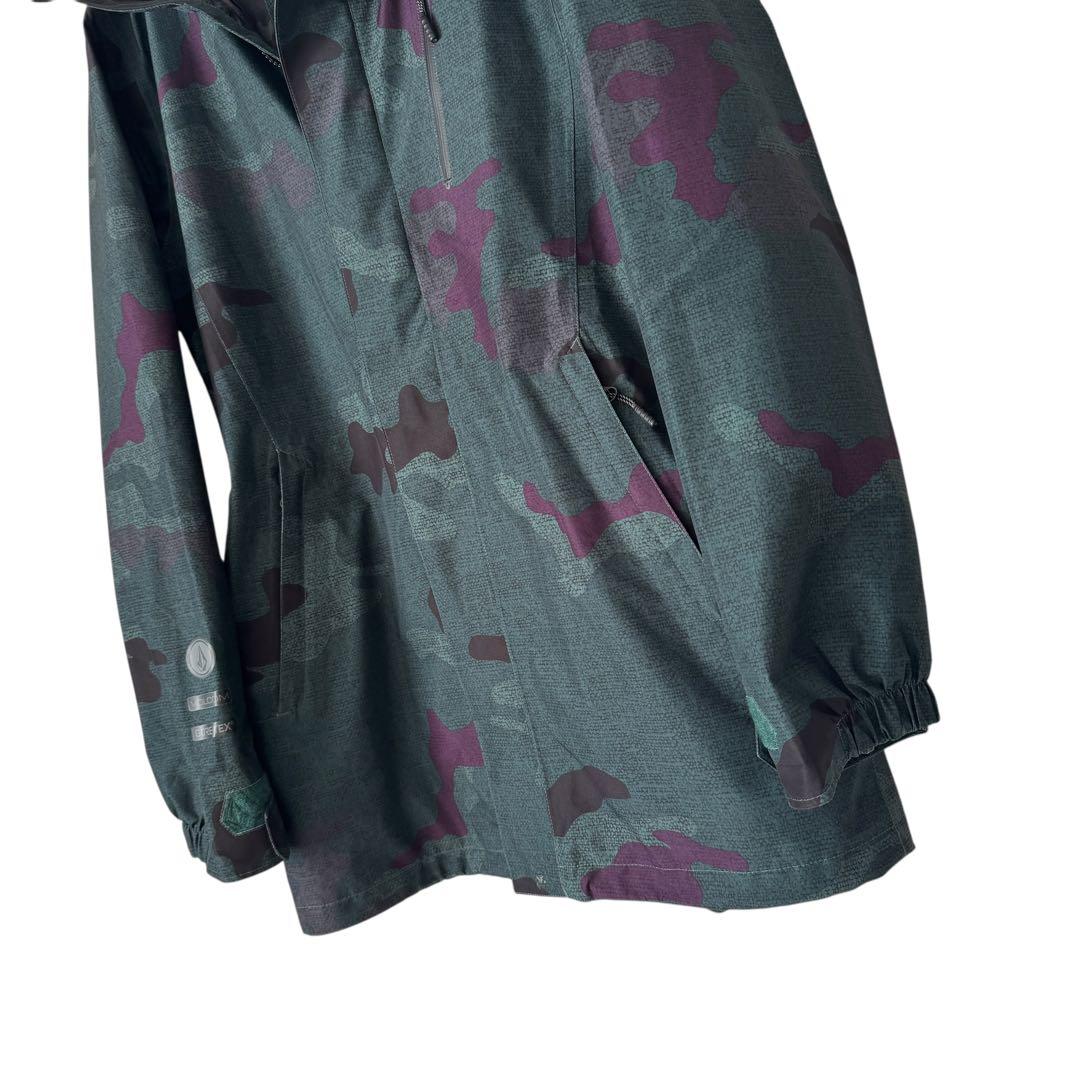 VOLCOM レディース GORE-TEX ジャケット M カモ柄