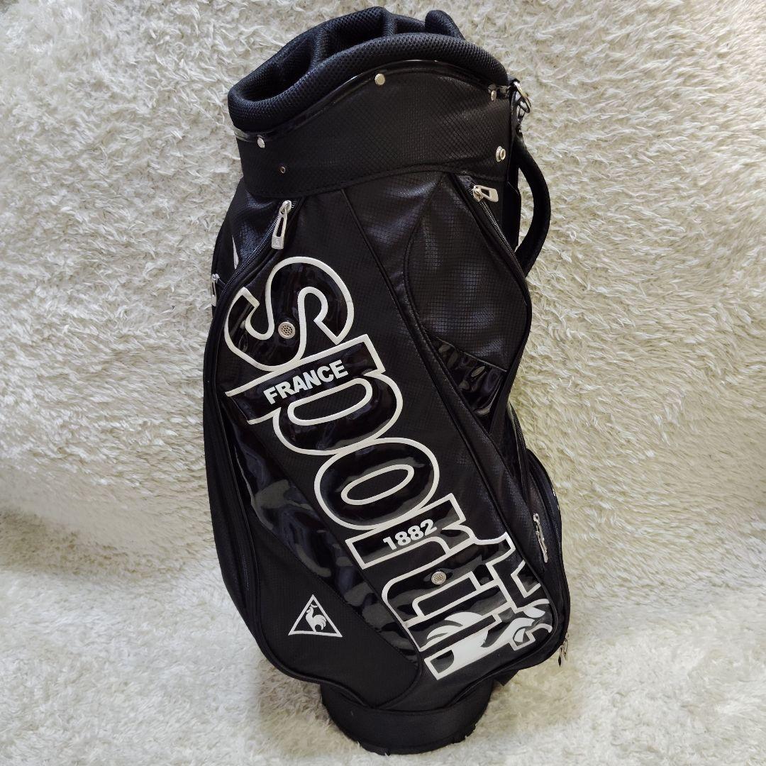 【良品】ルコックスポルティフ キャディバッグ ゴルフバッグ カバー付 5分割