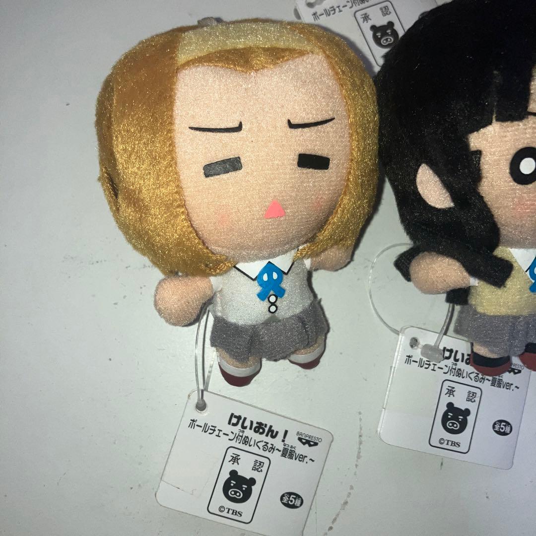 けいおん ボールチェーン付ぬいぐるみ