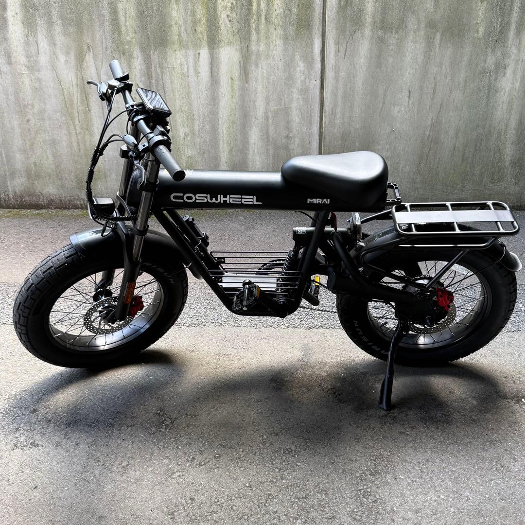 美品 coswheel mirai comfort ブラック 電動アシスト自転車