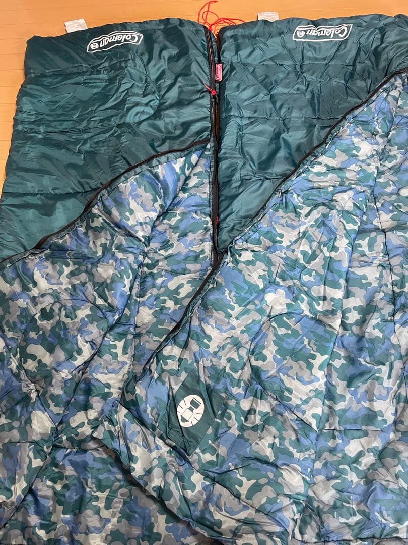 【2つセット】Coleman Kid Camo 寝袋 45°F(7.2℃)