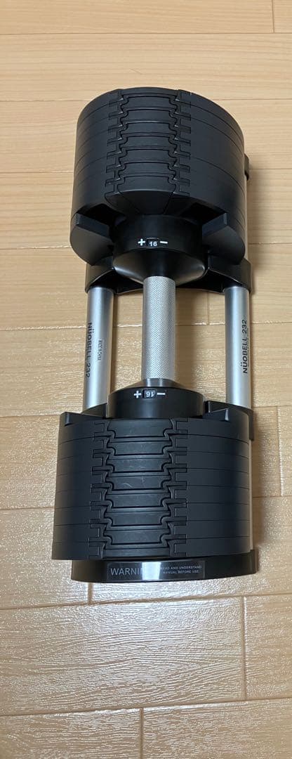 【くばっち】NUOBELL 32kg 可変式ダンベル 黒 フレックスベル
