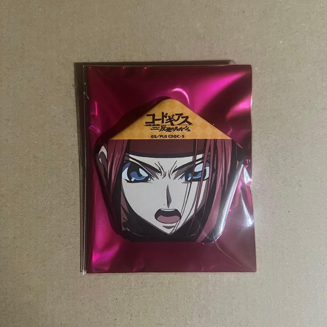 コードギアス パブロ ルルーシュ生誕記念コラボ缶バッジ 紅月カレン