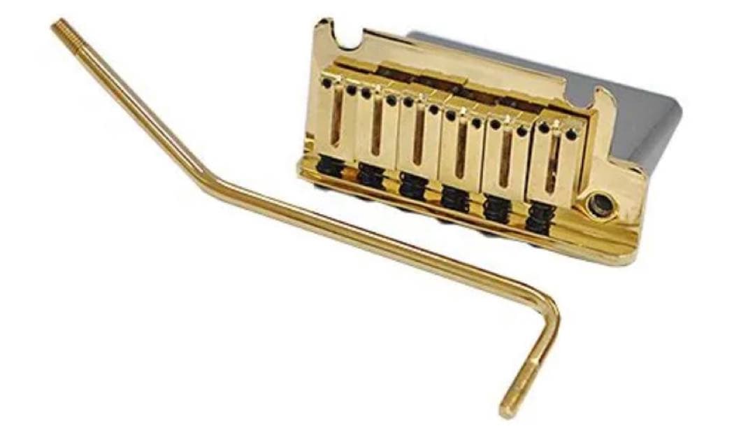 fender ストラトキャスター ブリッジ　ゴールド