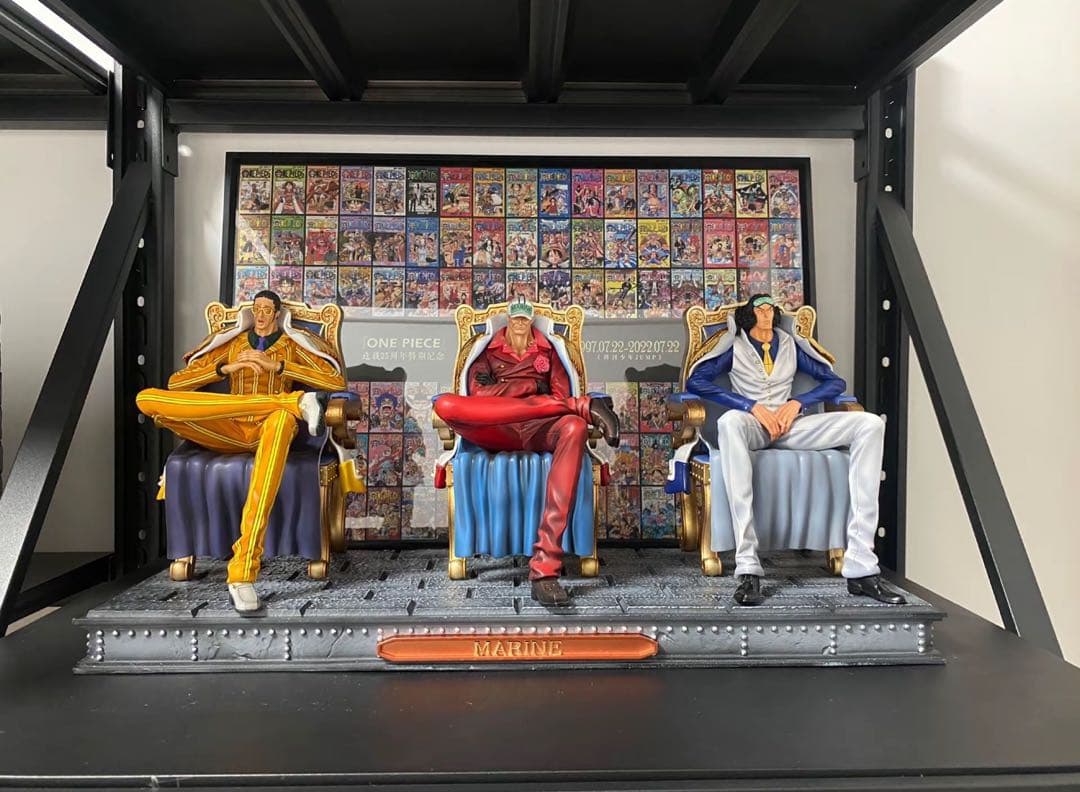 ワンピース 海軍本部三大将 赤犬 青雉 黄猿 頂上戦争フィギュア ガレージキット