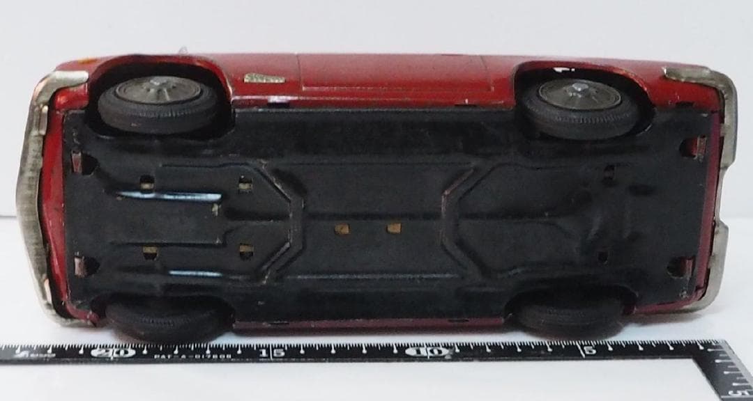 イチコー【初代 日産シルビア赤フリクション】当時物ブリキ製 自動車TIN【箱無】