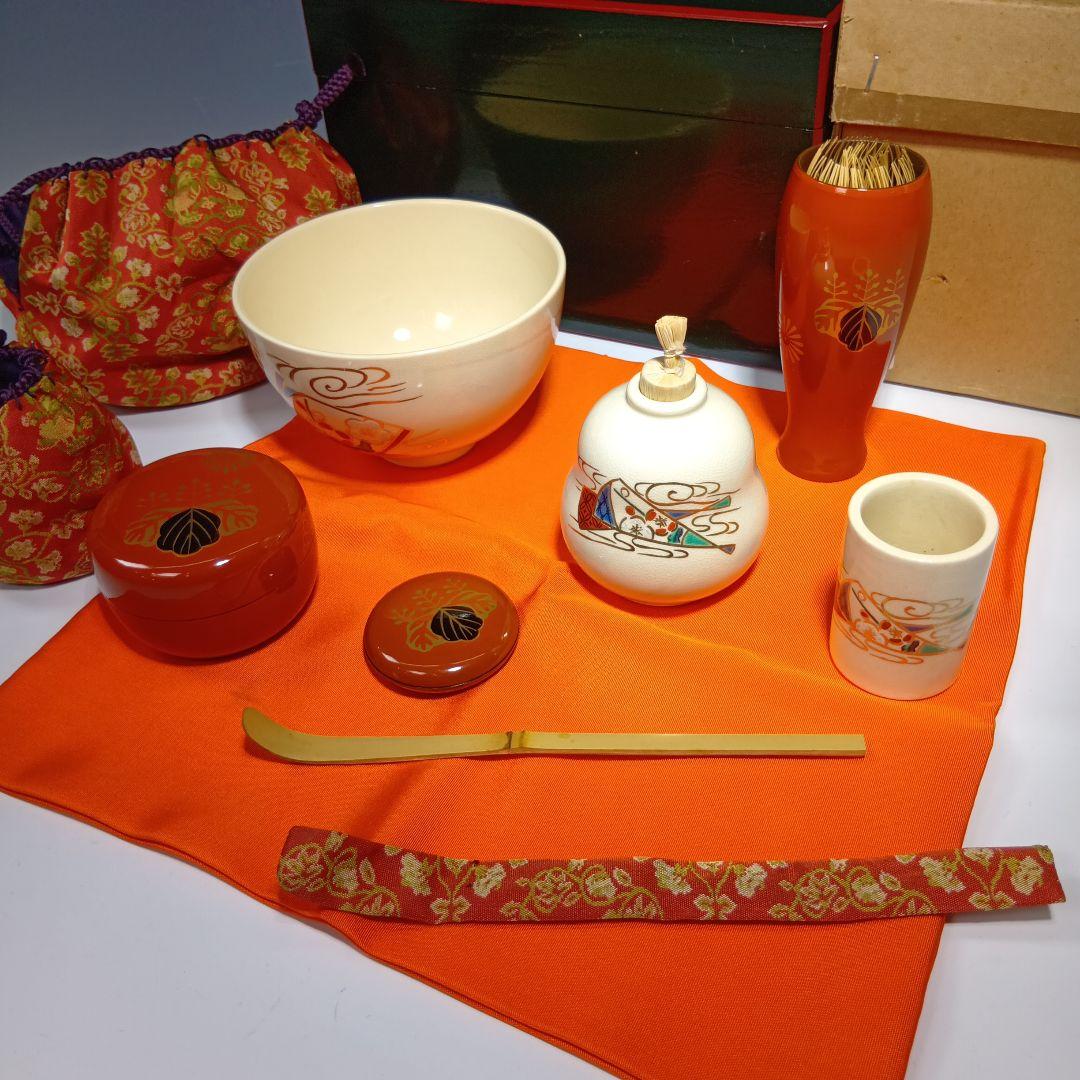 茶道具　茶箱一式　美品