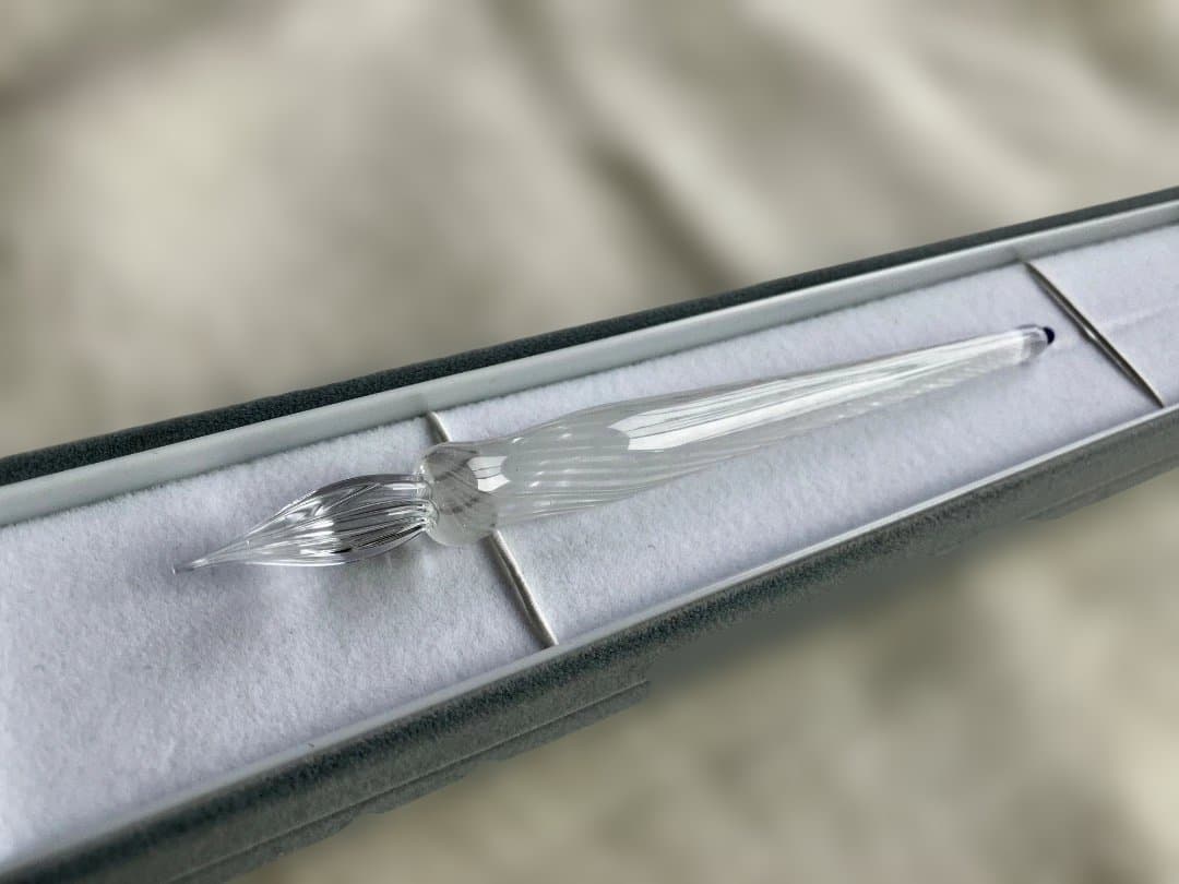 shoko yamazakiガラスペン 雪柳　専用ケース付き