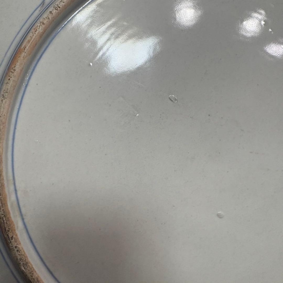 古伊万里　赤絵　大皿　お正月