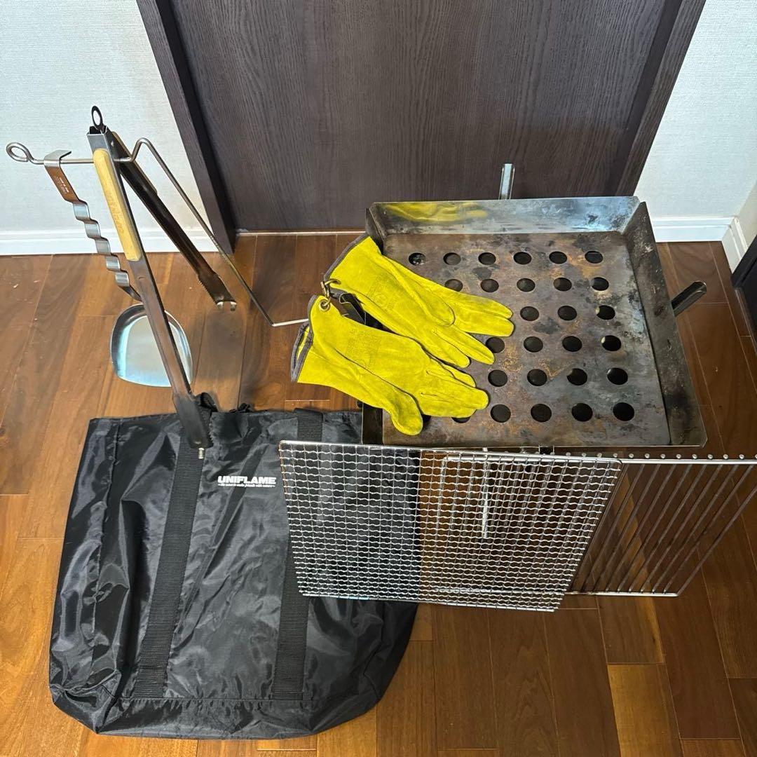 ユニフレーム ファイアグリル 焚き火台ほか