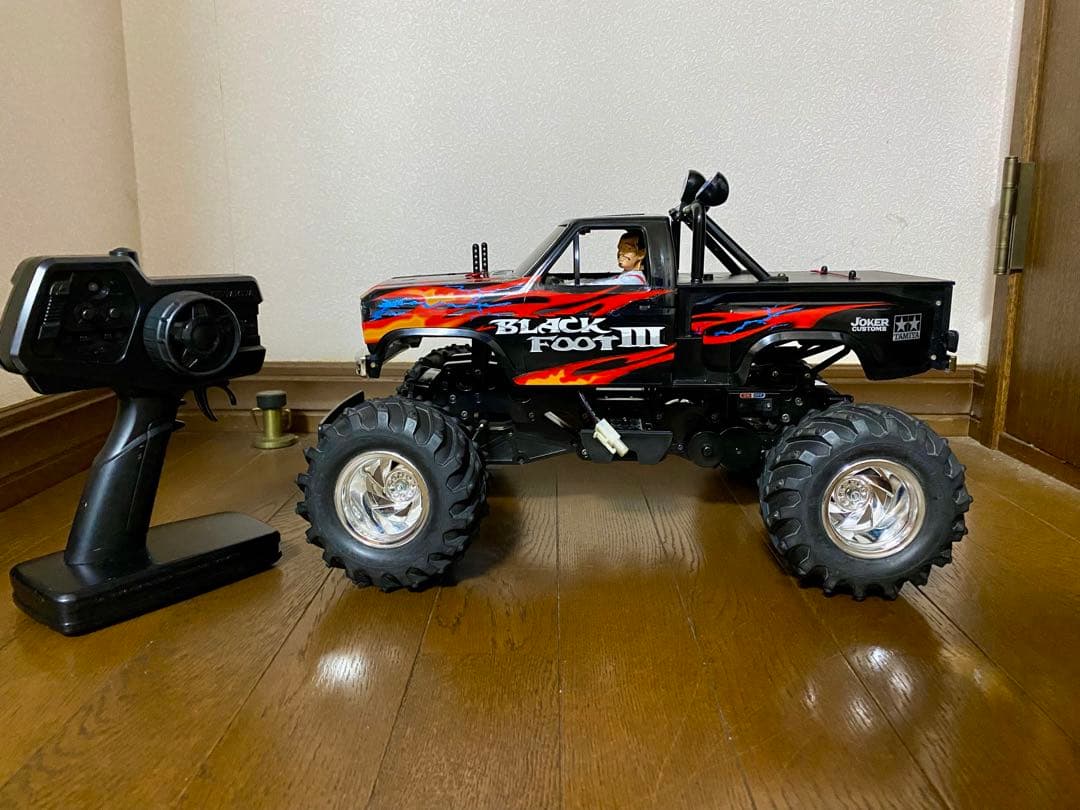 タミヤ　ブラックフットⅢ ファインスペック 2.4G メカ付　モンスタートラック