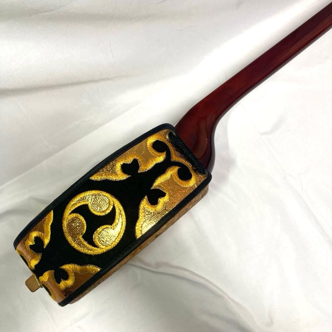 三線 沖縄 蛇革 本革 強化張り ソフトケース 付属品 和楽器 初心者 中級者