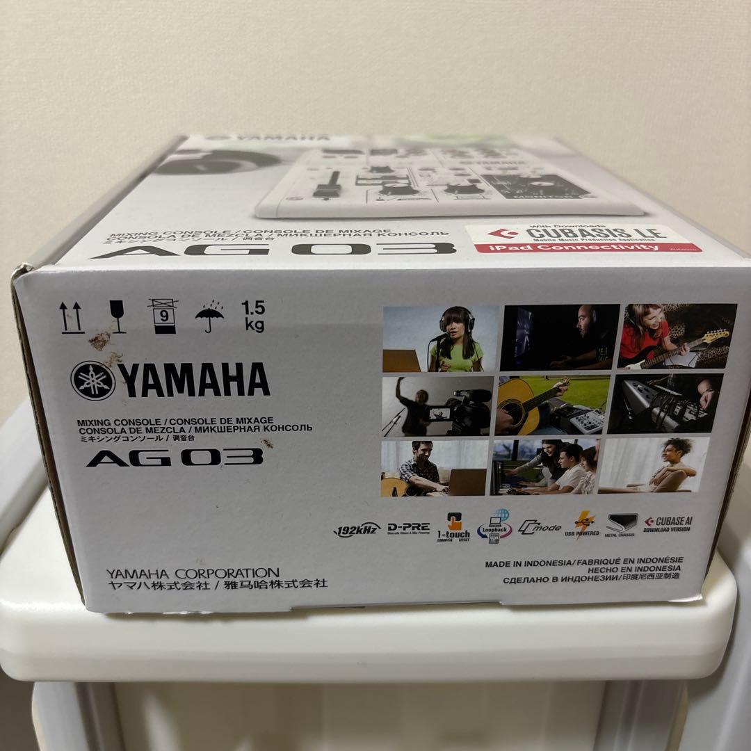 YAMAHA AG03 ミキシングコンソール　コンデンサーマイクおまけつき