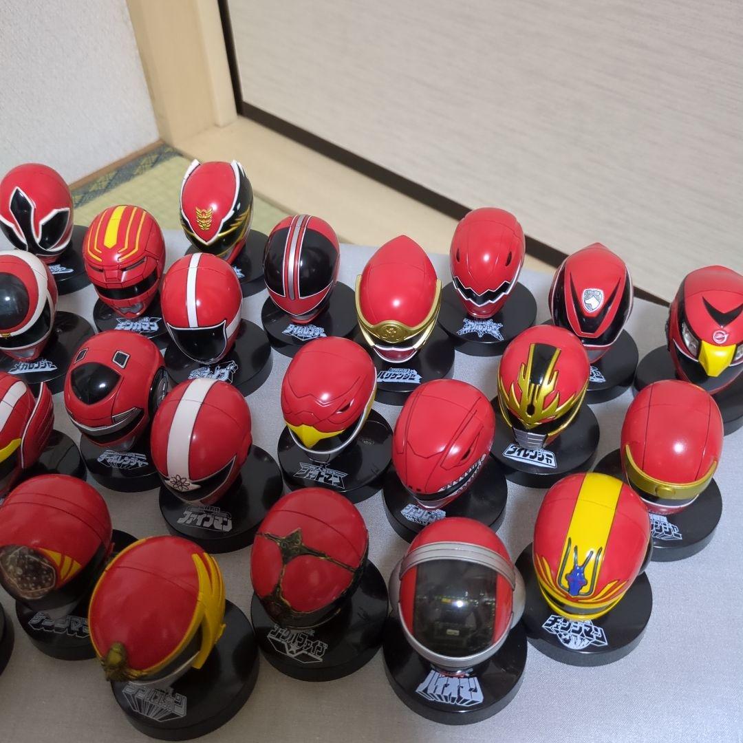 スーパー戦隊マスクコレクション　赤の伝説　30種セット　バラ売り不可