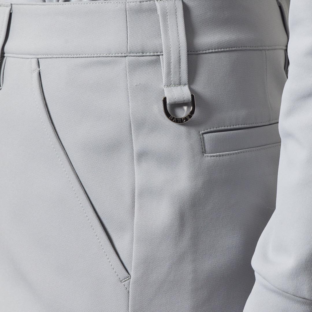 BANDEL PIPING HEM SKIRT グレー