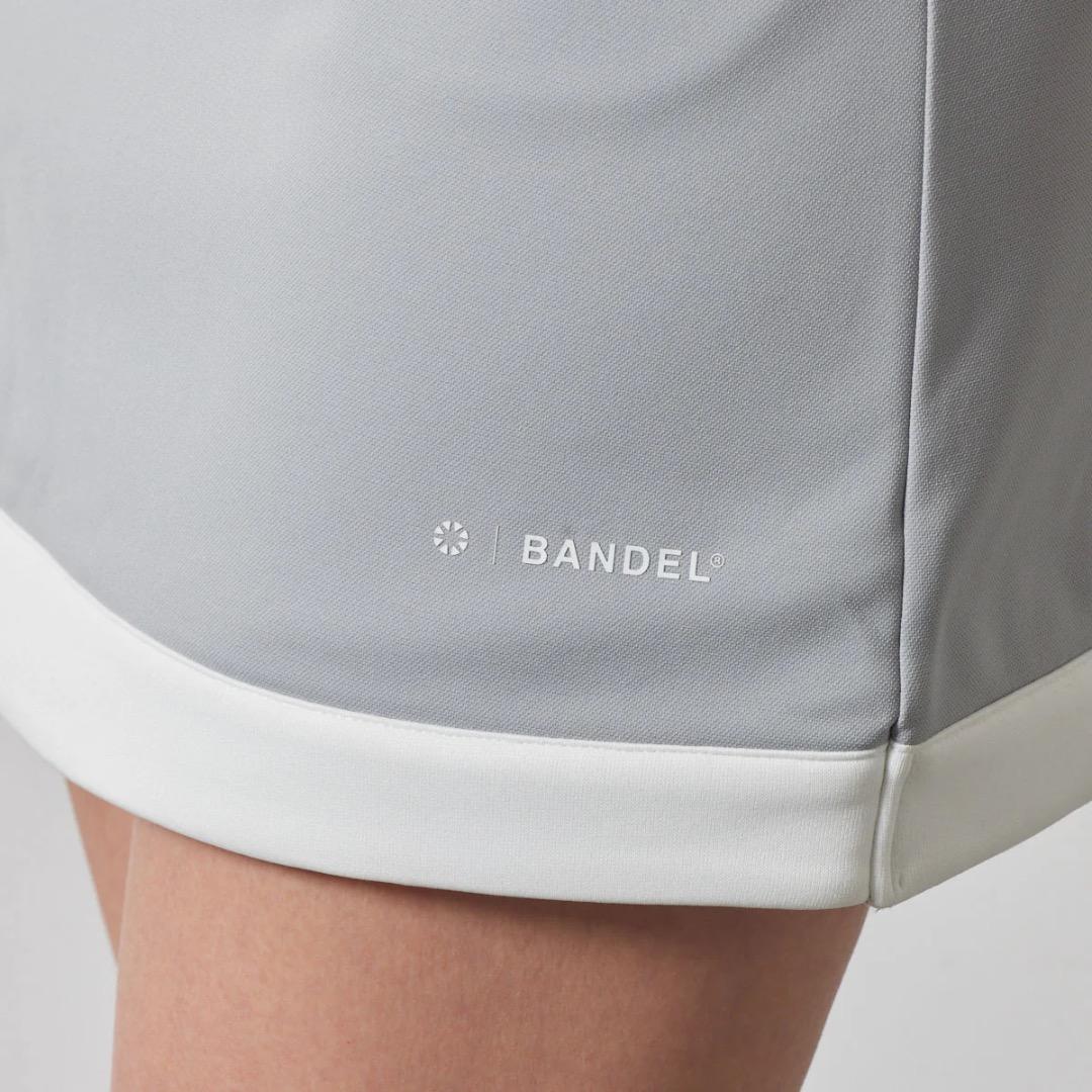 BANDEL PIPING HEM SKIRT グレー