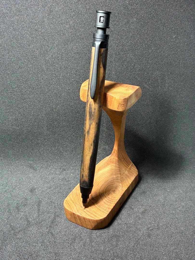 MDS1シャーペン0.5mm 黒柿孔雀杢