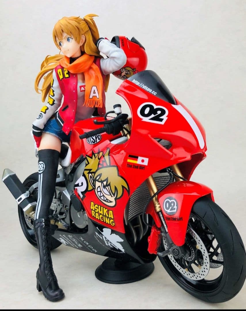 新品未使用　1/6　女性＆バイク　スタチューフィギュア　完成品　アスカ