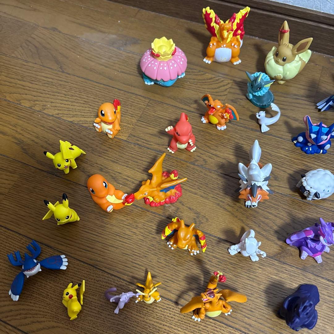 ポケモン　フィギュア　モンコレ　リザードン　コピー　ミュウツー　初期　指人形