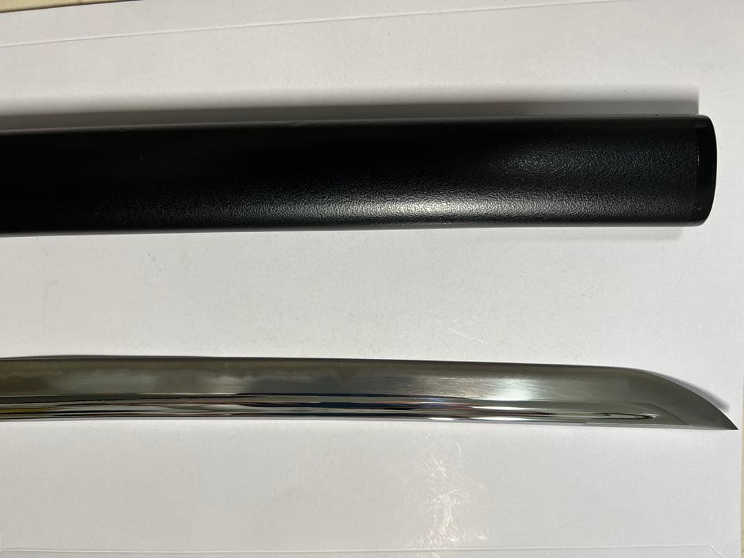 黒の鞘の刀 約100cm 模造刀　勢州　藤原朝臣　村正