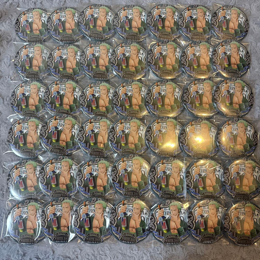 ゾロ 輩缶バッジ ホワイトデー 42点セット