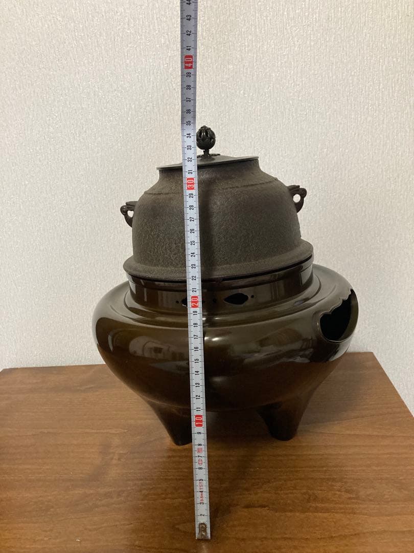 茶釜　菊地政光　朝鮮風炉