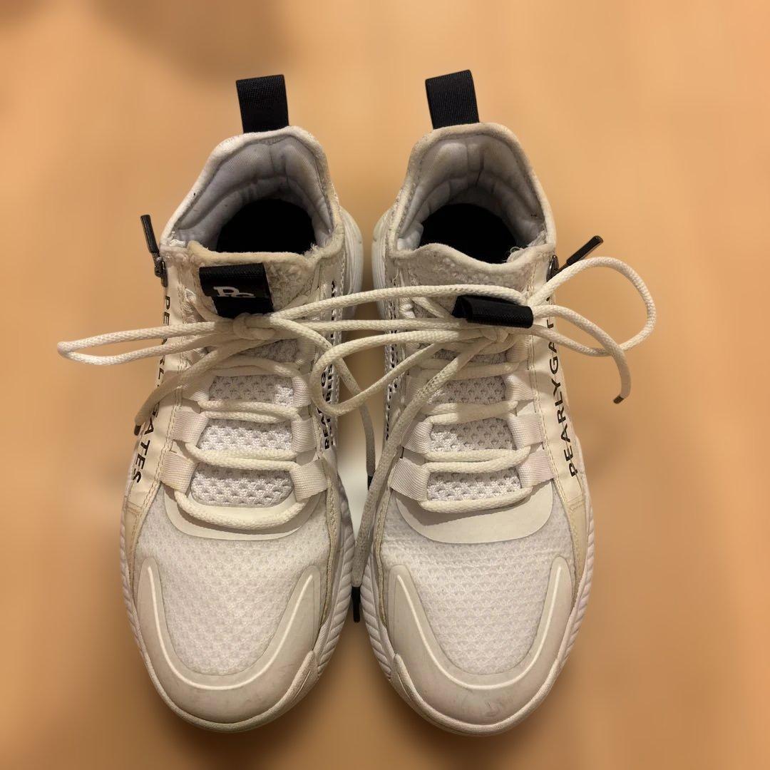 PEARLY GATES ゴルフシューズ ホワイト　22.5cm