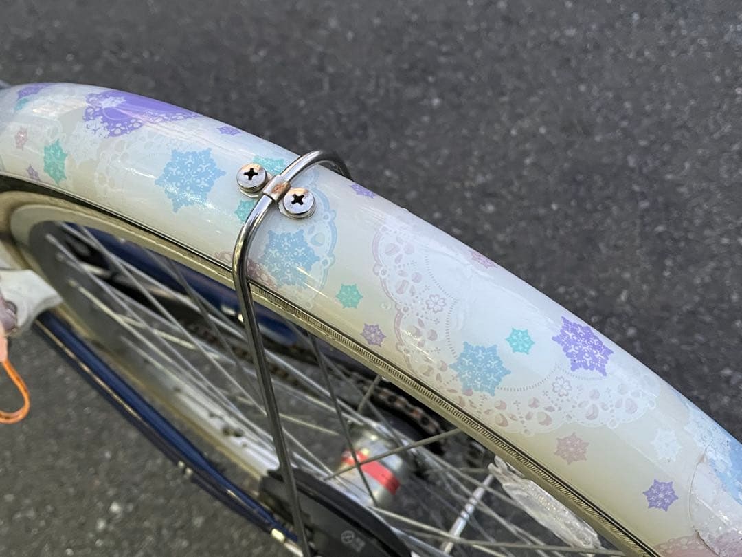 と*ち様 〓中古美品ブリヂストン女の子自転車〓リコリーナ24インチ★ブルー※配達