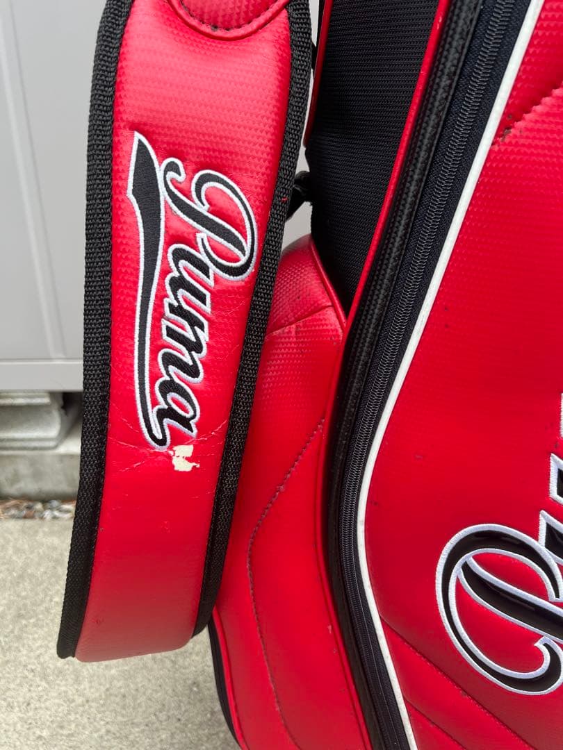 Puma キャディバッグ 赤