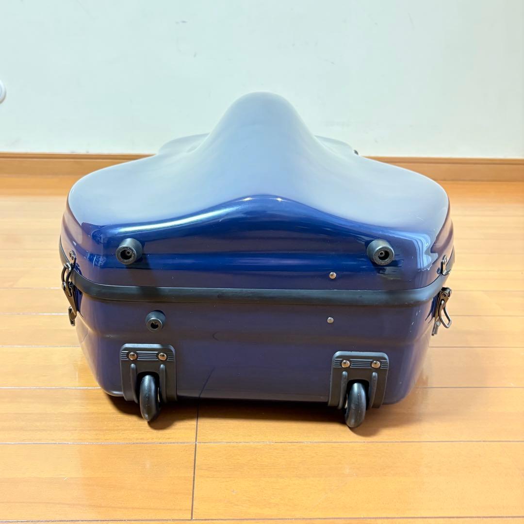 【美品・送料込み】キャスター付き チェロ用 ハードケース ブルー