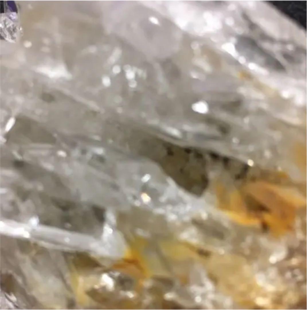 ヒマラヤ水晶　クラスター　原石　黄身