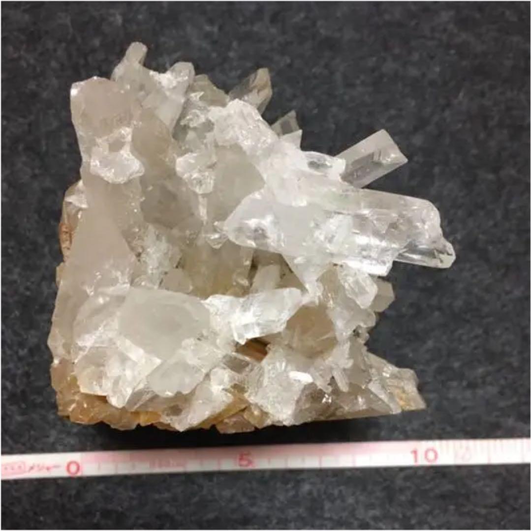 ヒマラヤ水晶　クラスター　原石　黄身