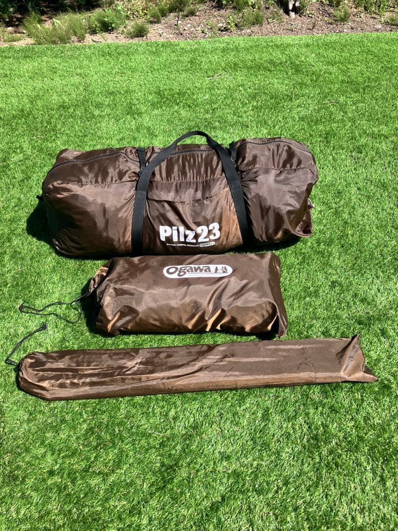 【廃盤品】ogawa ピルツ23 ワンポールテント 12人用 インナーテント付