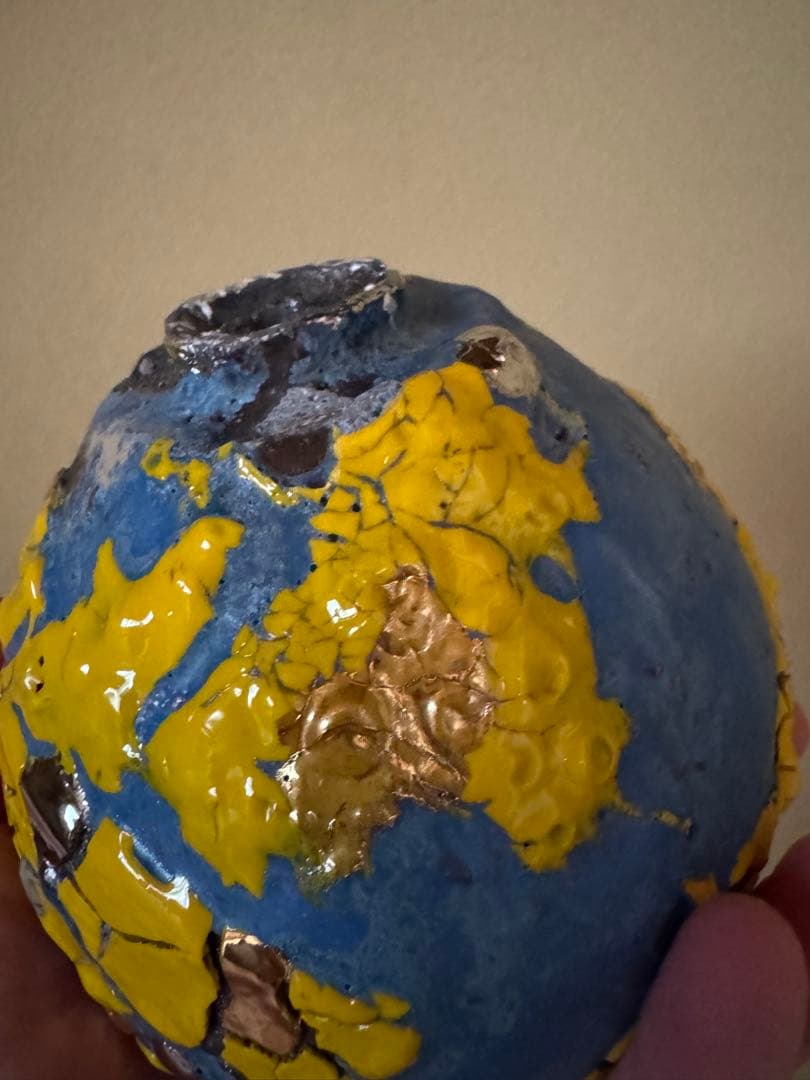 市川透　茶碗　現代アート　備前